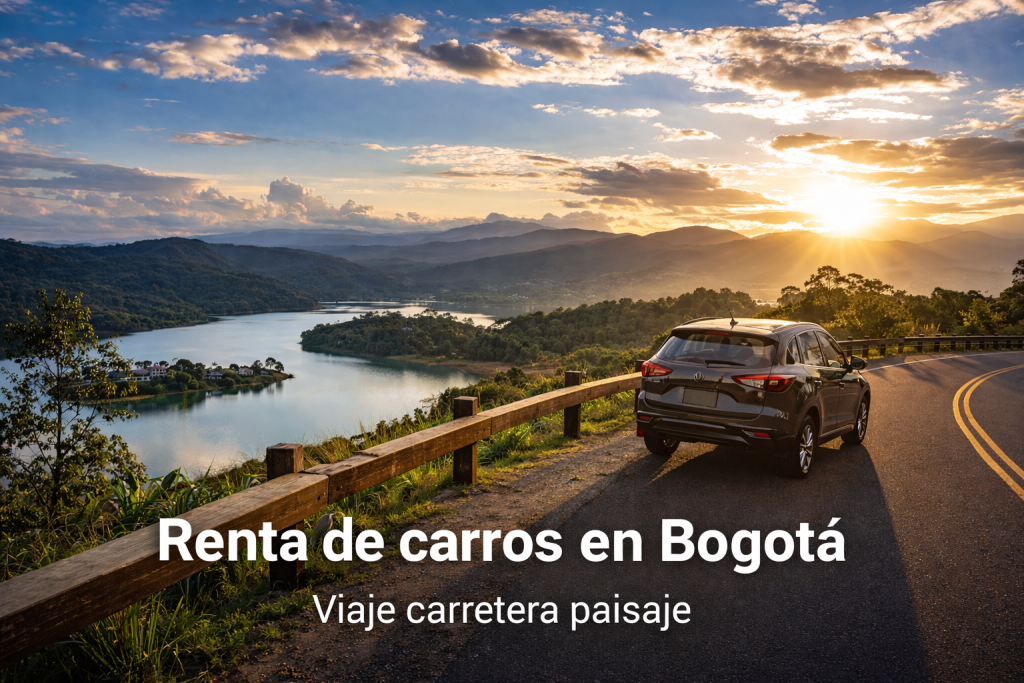 renta de carros en bogotá viaje carretera paisaje