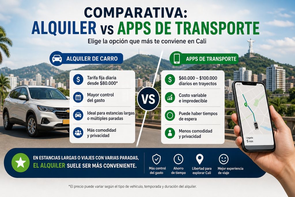 renta de carro cali precios 