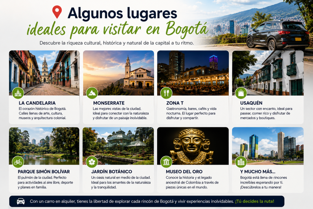 viaje cerca de Bogotá con carros en alquiler naturaleza y carretera
