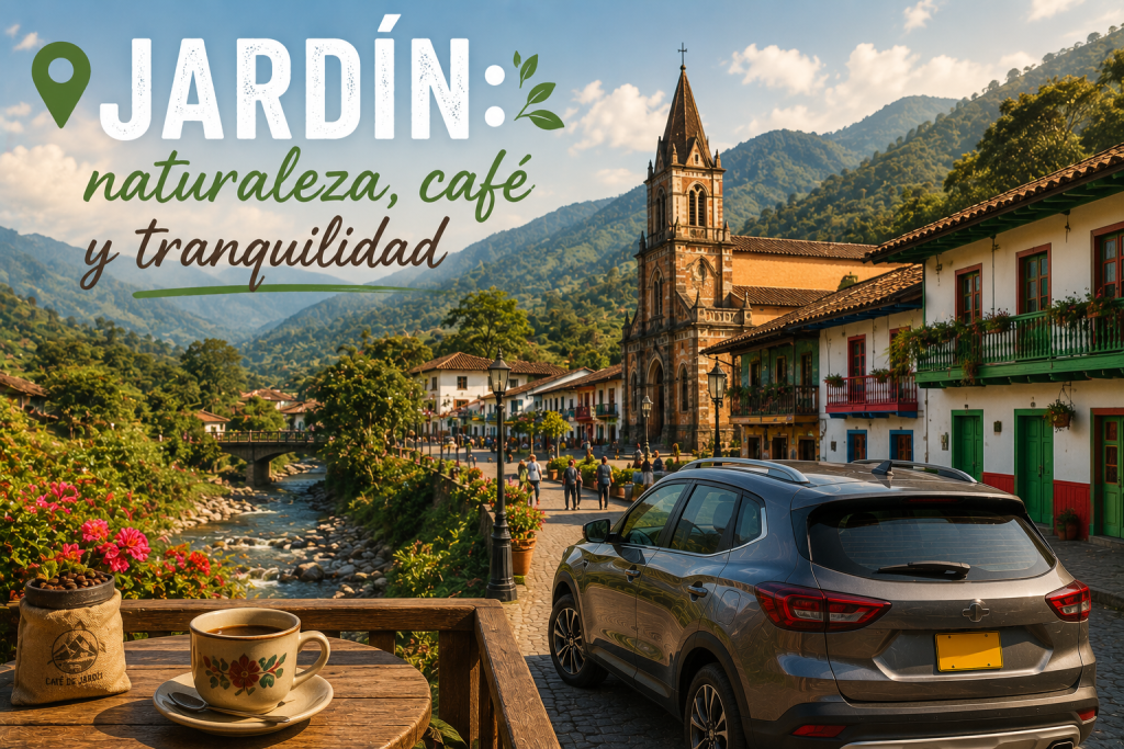 viaje por carretera desde Medellín hacia Jardín Antioquia