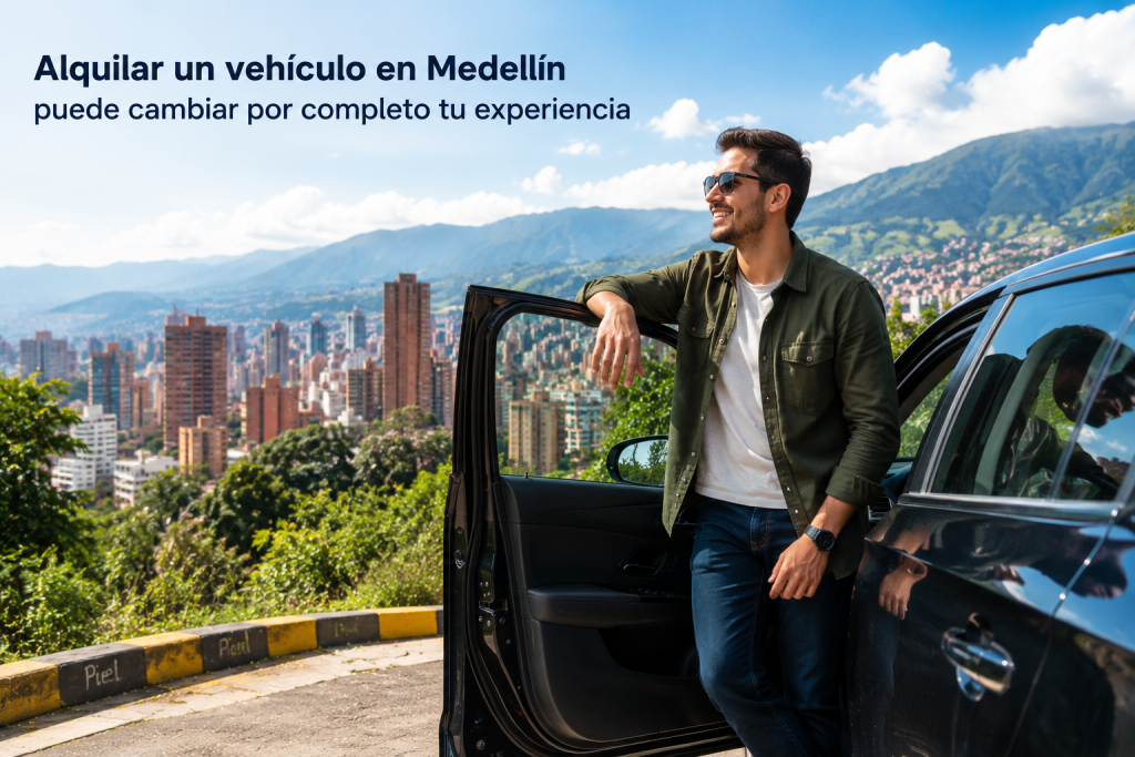 alquiler de autos Medellín experiencia de viaje en la ciudad
